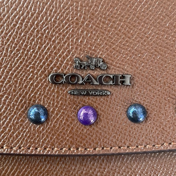 Coach Wallet with Rainbow Rivets - Picture 2 of 4